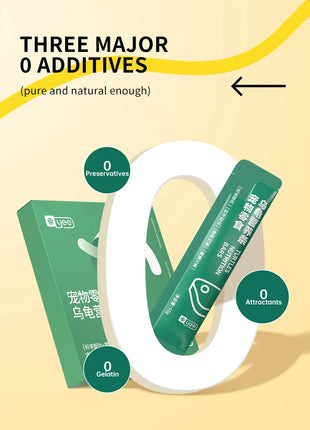 Yee Small Turtle Snacks Nutrition Meat Strips Turtle Food Turtle Feed Breadworms Meat Puree - Riparo82