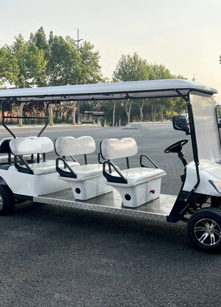Electric Golf Cart 48V 60v 72v 4kw Electric Vehicles Golf Carts for Adults 8 Seat with Folding Seat Buggy Car - Riparo82