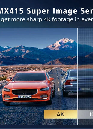 11.26" 4K 2160P Car Dvr Carplay Android Auto Dash Cam GPS WIFI BT FM Stream Rear View Mirror Dashcam Dvrs Camera Drive Recorder - Riparo82