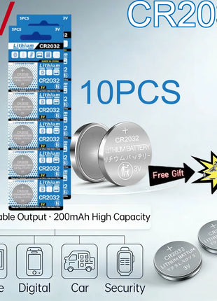 2-30PCS 3V 200mAh CR2032 Batteria Al Litio CR 2032 DL2032 ECR2032 Per Orologio Giocattolo Calcolatrice Chiave Dell'automobile Celle del Pulsante di Controllo Remoto