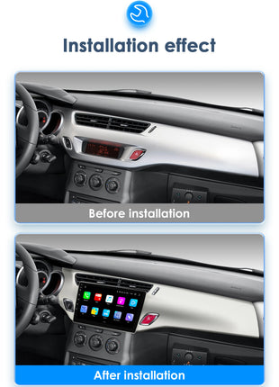 2Din Android 13 Car Radio For Citroen C3 DS3 2010-2016 Car Multimedia Player Navi GPS 4G Wireless CarPlay intelligent autoradio - Riparo82