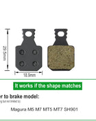 10 paia di pastiglie freno idrauliche per bicicletta per SHIMANO G01S M9000 Saint BR-M810 M820 M375 M445 Magura MT5 pastiglie freno a disco in resina organica