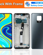 Display AMOLED per Xiaomi Redmi Note 9S Lcd M2003J6A1G Display Touch Screen con cornice per Redmi Note 9 Pro Sostituzione dello schermo - riparo82