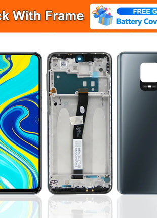 Display AMOLED per Xiaomi Redmi Note 9S Lcd M2003J6A1G Display Touch Screen con cornice per Redmi Note 9 Pro Sostituzione dello schermo - riparo82