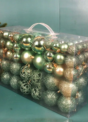 100 pz Decorazioni Di Natale Palline Albero Palle Di Natale Festa di Nozze Ornamento Forniture Per Feste Ornamento Di Natale Palla Palline Di Natale - riparo82
