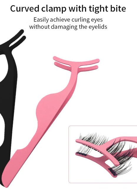1 Pc False Eyelashes Tweezer Fake Eye Lash Applicator Makeup Tools Auxiliary Curler Mink Eyelashes Professional Tweezer Tools - Riparo82