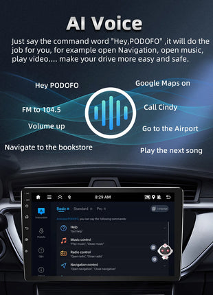 Hikity Wireless CarPlay Android Auto Car Radio For Toyota RAV4 2001-2006 BT Multimedia Player GPS WiFi Head Unit 2din autoradio - Riparo82