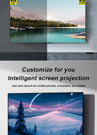 Normal 24 Inch Flat Screen Led Tv Accept Custom Android Tv Television Smart Tv 32 40 43 50 55 65 75 85 Inch 4K - Riparo82