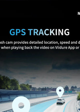 TiESFONG 4CH GPS Dash Cam i7pro Front 4K/2K+3*1080P for Car 360 DVR Camera 24H Parking Mode WiFi Video Recorder IR Night Vision - Riparo82