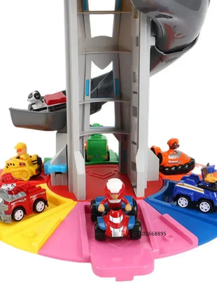 Paw Patrol Set di giocattoli Cartoon Anime Figure Patrol Canine Chase Skye Rimbalzo Bicicletta Decorazione della casa Regali di compleanno di Natale per bambini - riparo82