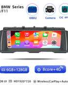 Uckazy 8 Core Wireless Carplay AutoRadio Android 14 For BMW 5 Series F10 F11 2010-2016 CIC NBT Car Multimedia Screen Player GPS Navigation Stereo Carplay Audio - Riparo82