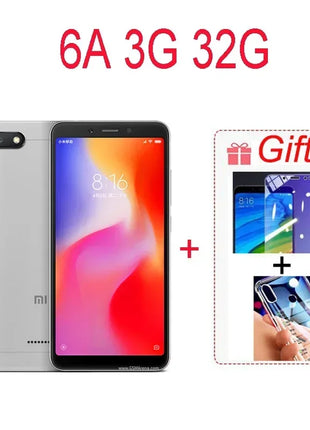 Original Xiaomi Redmi 6A 3GB 32GB Smartphone Wholesale Xiaomi Mobile Phones Unlocked Android Google Play Global Frimware - Riparo82