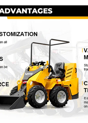 Mini Caricatore Skid Steer Motore EPA - Minicaricatore Alta Efficienza - riparo82