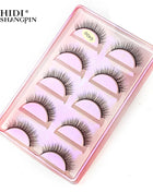 Faux Cils 3/5 Pairs False Eyelashes make up Natural Long Dramatic Halloween Eyeylash 3D Mink Lashes Tools Extension maquiagem - Riparo82