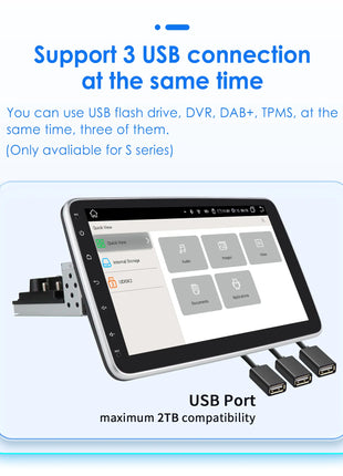 Hizpo 10.1" Universal CarPlay Android Auto Radio For VW Volkswagen Fiat Renault Nissan Hyundai 4G Car Multimedia Autoradio 1 Din - Riparo82