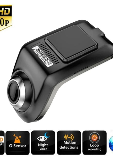Car DVR Camera Adas Dashcam 1080P U3 Android Super Night Vision Loop Recording Motion Detection Dash Camera - Riparo82
