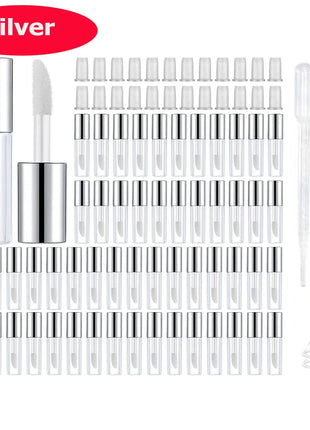 1.2ml Mini Lip Gloss Tubes with Wand Empty Travel Bottle Refillable Lip Gloss Containers Lip Balm DIY Lipstick Cosmetics - Riparo82