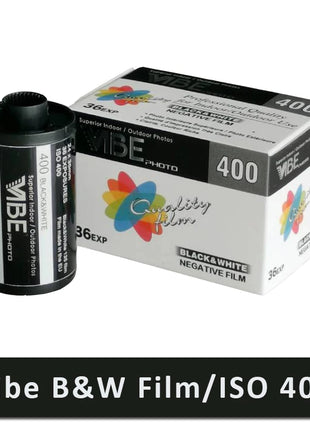 1 rotolo/2 rotolo/3 rotolo/5 rotolo VIBE 400 Pellicola bianca e nera ISO 400 35mm 135 Pellicola negativa 36EXP/rotolo per fotocamera Kodak (due data 3.2026)