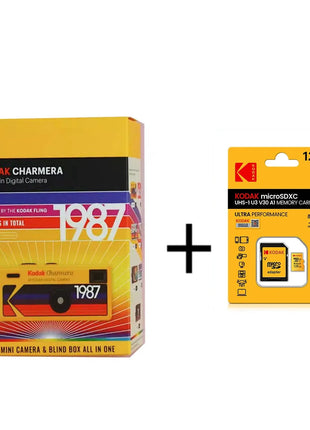 Kodak Charmera Portachiavi 1987 Mini fotocamera digitale 35MM/F2.4 Fotocamera 1 PZ 5 colori Spediti a caso Fotocamera a colori Regali di compleanno