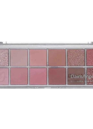 12-Color Eyeshadow Palette - Velvety Smooth, Long-Wearing Matte Shades for Everyday Wear