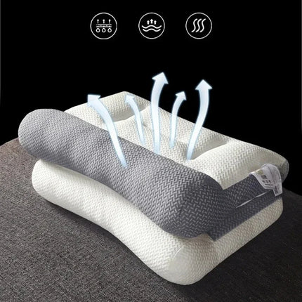 Pillow Help Sleep And Protect The Neck Cervical Orthopedic Household Soybean Fiber Massage SPA Pillow For Sleeping Good partner