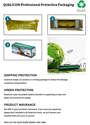 Qualicom CF283A 83A Compatible TONER Cartridge for HP LaserJet Pro MFP M125 M125nw M125rnw M127fn M127fw M127fp M201n M225dn - Riparo82