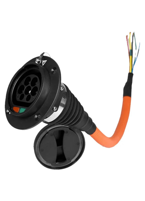EVSE IEC62196 Type 2 Ev Type2 Socket 1P 3P 16A 32A 63A 80A Electric Car Charging Socket  50Cm Cord Electric Car 4 Passengers - Riparo82