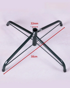 Base per supporto per albero di Natale in metallo Robusta base rotante per albero di Natale artificiale Gambe per supporto per albero di Natale - riparo82