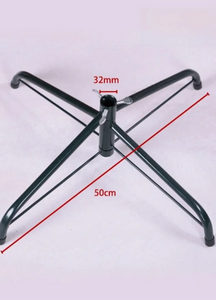 Base per supporto per albero di Natale in metallo Robusta base rotante per albero di Natale artificiale Gambe per supporto per albero di Natale - riparo82