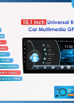 7"/9"/10" 2 Din Android12 Universal Car Multimedia Player For Hyundai Honda Nissan Toyota Kia Autoradio Unit WIFI GPS Car Audio