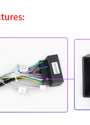 Hizpo AI Voice Autoradio Radio For Fiat Doblo 2015 - 2019 4G Car Multimedia GPS 2din Wireless CarPlay Android Auto Navigation BT