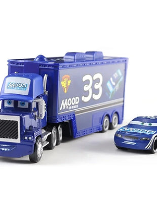 Auto 2 Mack Truck Pixar auto da corsa Lightning McQueen Jackson Storm mini Car 1 3 collezione Pressofuso Giocattolo in metallo Regalo per il regalo del capretto - riparo82