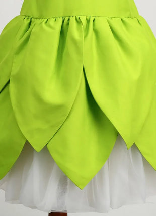 Costume Trilly Campanellino Carnevale 2026 - Abito Fata Verde Bambina