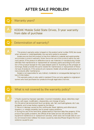 KODAK HDD portatile Disco rigido esterno da 1 TB 5 Gbps HDD da gioco portatile ad alta velocità 120 MB/s 2 TB per PS4/PS3/PS2/PS1/Switch