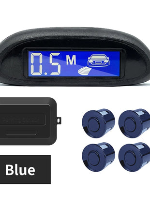 Hippcron Parking Sensor For Car With Auto Parktronic Reverse LED Monitor 4 Sensors Radar Detector System Backlight Display - Riparo82