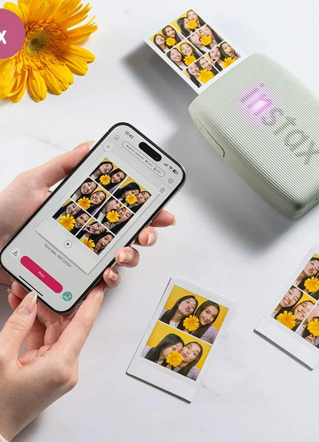 Stampante originale Fujifilm Instax Mini Link 2/Link 3 Stampanti per fotocamere Instax (20/40 fogli di pellicola bianca Instax Mini)