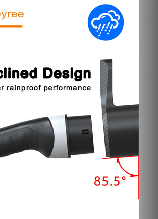 feyree EV Charger Holder Holster Dock For Electric Vehicle Type 2 Charging Cable Extra Protection Leading Wallbox - Riparo82