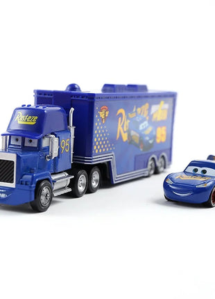 Auto 2 Mack Truck Pixar auto da corsa Lightning McQueen Jackson Storm mini Car 1 3 collezione Pressofuso Giocattolo in metallo Regalo per il regalo del capretto - riparo82