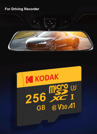 Scheda di memoria KODAK Micro SD 512GB 256GB FINO A 100 MB/s C10 U3 32GB 64GB 128GB Scheda TF 4K HD per adattatore lettore di schede USB Microsd