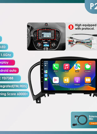 Hizpo Car Radio For Nissan Juke YF15 2010 - 2014 Carplay 4G Multimedia Video Player GPS Autoradio AI Voice 2 Din Android Auto BT