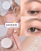 Hot Monochrome Eyeshadows Cowherd Weaver Girl Pearlescent Fine Glitter Sequins Cement Matte Student Eye Shadow Palette Wholesale - Riparo82