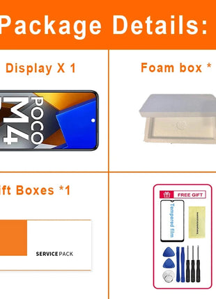 Display Super AMOLED da 6,79" MZB0B5VIN 2201117 PI PI 2201117 LCD PG per Xiaomi Poco M4 Pro 4G LCD Touch Screen Digitizer Assembly - riparo82
