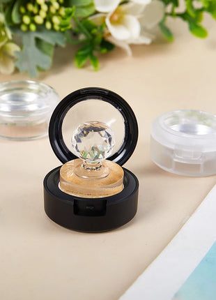 1Set Empty Eyeshadow Case Palette Pans Powde Cosmetics DIY Makeup Tool Stamp Makeup Organizer Box Glitter Container Eye Shadow - Riparo82