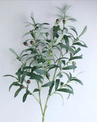 Ten-forked Artificial Olive Branch with Fruit Artificial Flower Artificial Plant Home Decoration Flower Wedding Decoration