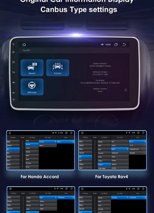 Hizpo 10.1" Universal CarPlay Android Auto Radio For VW Volkswagen Fiat Renault Nissan Hyundai 4G Car Multimedia Autoradio 1 Din - Riparo82