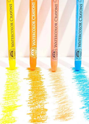 MUNGYO 12/24/36Colors Water-soluble Crayon Painting Pigment Crayon Artist For Gift Art School Supplies MAC-12T