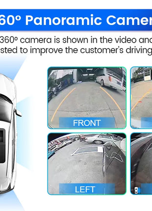 NaviFly Car Accessories 360 Panoramic Camera 1080P Left+Right+Front+Rear Camera Universal for Car Multimedia Navigation Screen - Riparo82