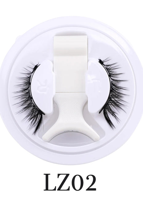 1 Pair Magnetic False Eyelashes Handmade 3D Natural False Eyelashes Reusable Magnetic Eyelashes Tweezers Set Makeup Tools - Riparo82