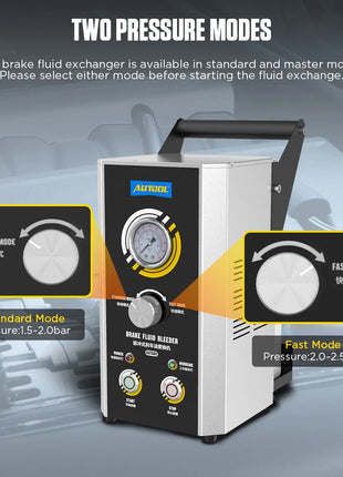 AUTOOL AST609 Car Brake Bleeder Kit Brake Fluid Bleeder Exchanger Machines Professional Pulsating Brake Oil Fluid Bleeding Tool - Riparo82