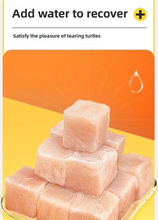 BESSN Aquatic Turtle Food - High Protein Freeze-Dried Shrimp&Meat Mix for Red-Eared Slider,Snapping Turtle&Terrapin - Riparo82